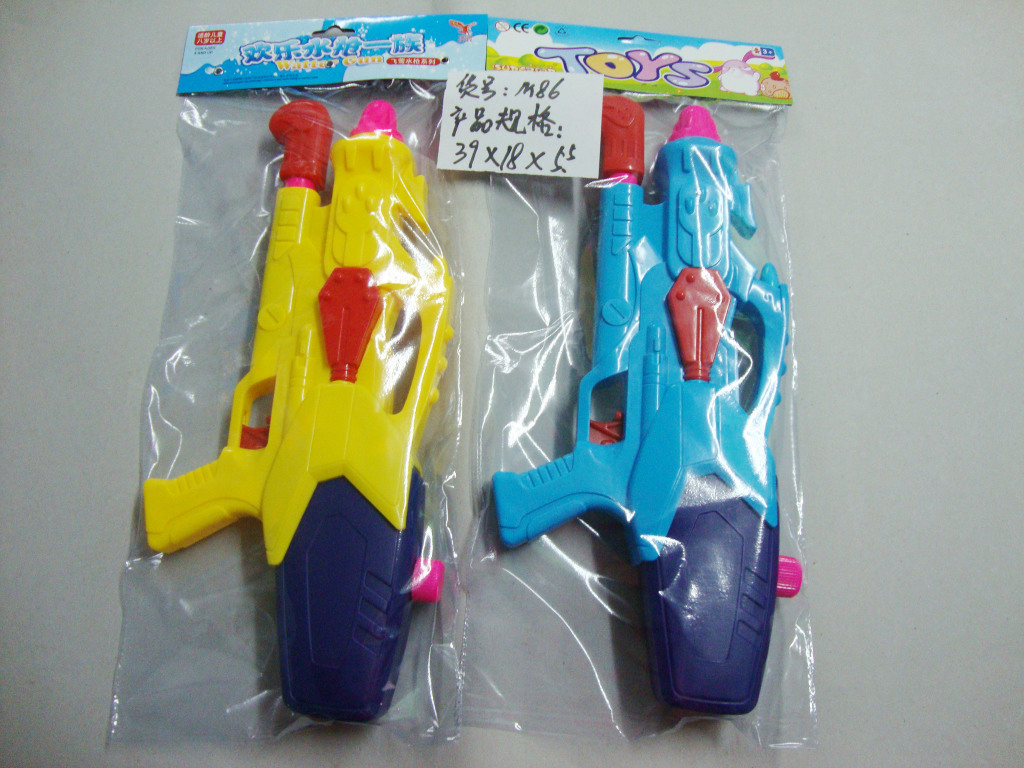 【打氣水槍(PVC卡頭袋) 兒童水槍 夏天玩具 打水戰 新款玩具水槍】價格,廠家,圖片,其他益智玩具,汕頭市澄海區小蒙迪玩具廠-