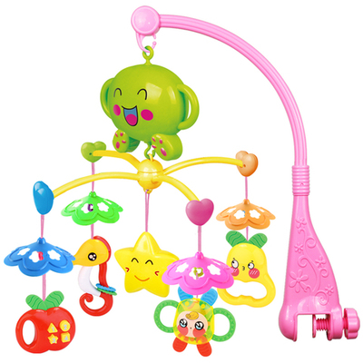 新生嬰幼兒童玩具寶寶搖鈴音樂旋轉掛床頭鈴響床鈴初生禮物0-1歲 質量怎么樣-兄弟導購